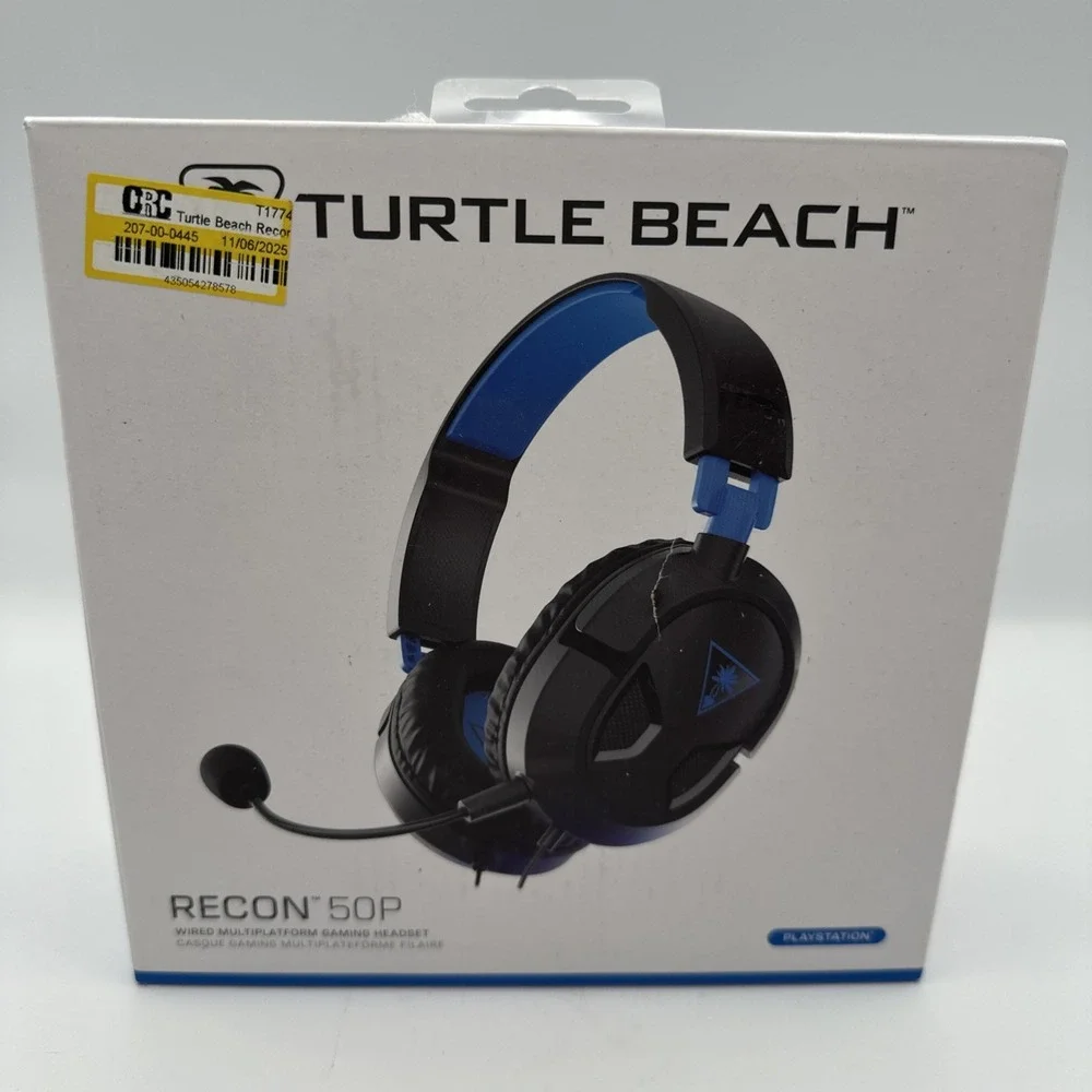 Turtle Beach Recon 50P Wired Multiplatform Gaming Headset With Microphone For Pl